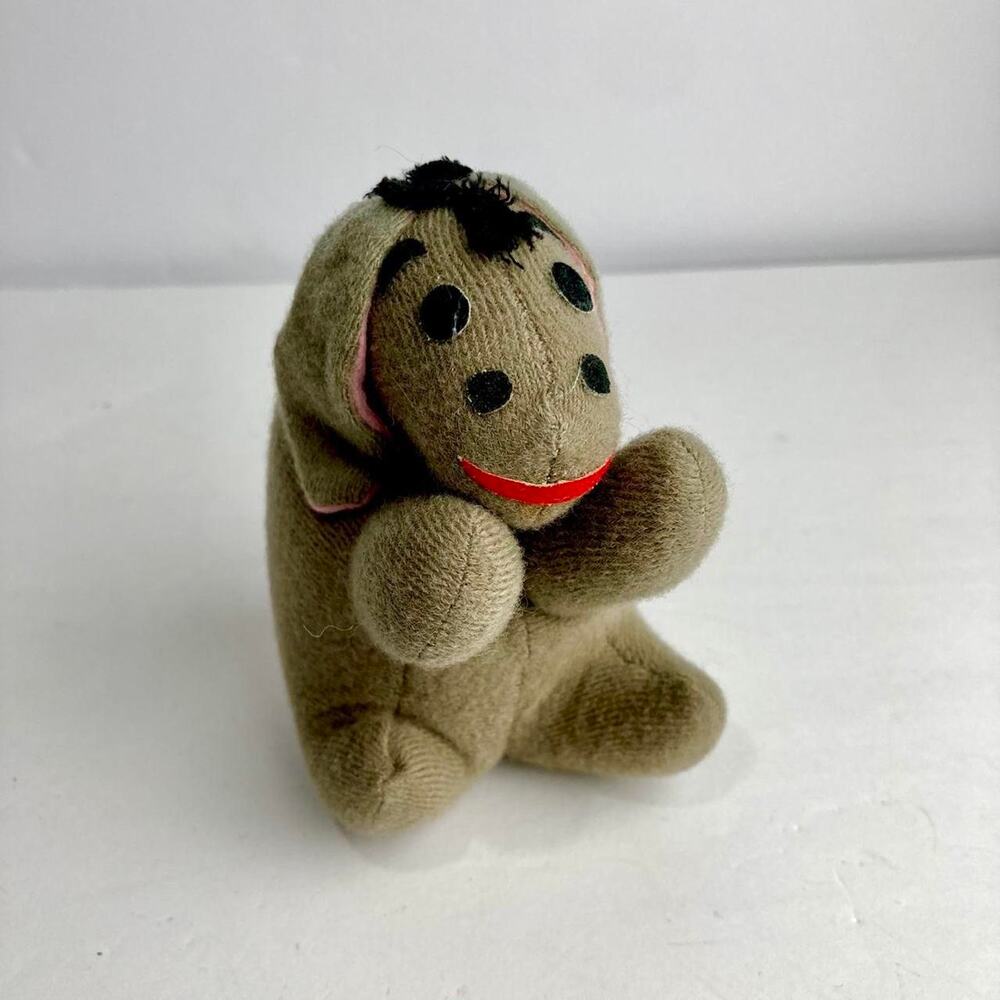 Vtg 70s Disney Winnie The Pooh “Eeyore” Stuffed Plush